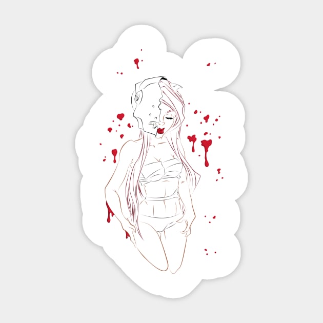 Lucy the Second Sticker by farai